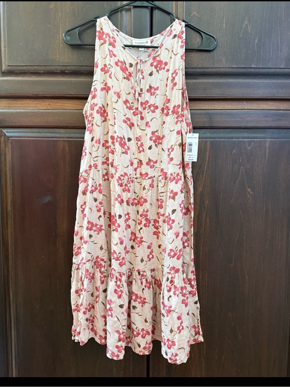 NWT Studio B by Bobeau Floral Babydoll Dress Size Small